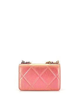 Chanel 19 Wallet on Chain Quilted Iridescent Calfskin (view 2)