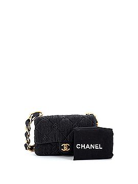 Chanel Funky Town Flap Bag CC Embossed Quilted Denim Medium (view 2)