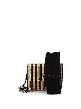 Chanel CC Flap Chain Belt Bag Striped Raffia and Jute (view 2)