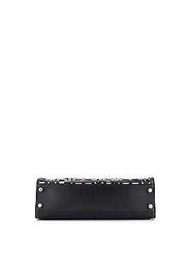 Fendi Peekaboo X-Lite Fit Bag Laser Cut Leather and Canvas (view 2)