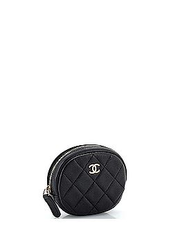Chanel Classic Round Coin Purse Quilted Caviar (view 2)