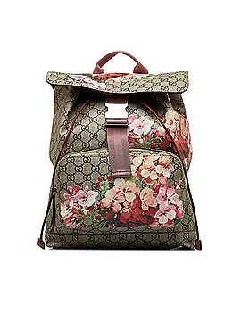 Gucci GG Supreme Blooms Single Buckle Backpack (view 1)