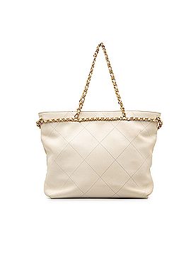 Chanel Quilted Calfskin CC Lock Chain Shopping Tote (view 2)