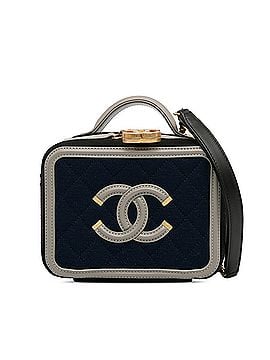 Chanel Small Jersey CC Filigree Vanity Case (view 1)
