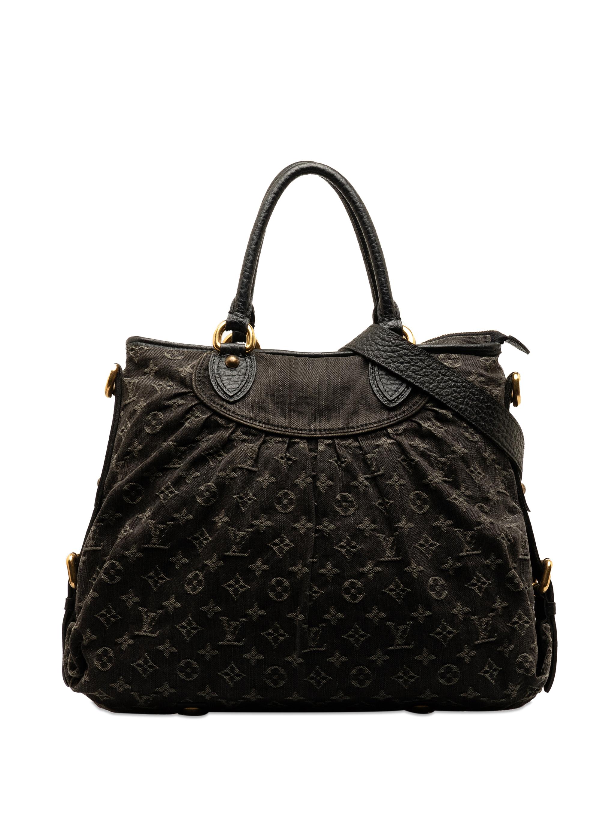 Louis Vuitton 100% Denim Black Monogram Denim Neo Cabby GM One Size - 31% off | ThredUp