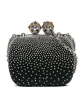 Alexander McQueen Mini Queen And King Skull Clutch on Chain (view 1)