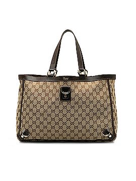 Gucci GG Canvas Abbey D-Ring Tote Bag (view 1)