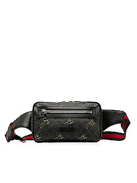Gucci GG Supreme Web Tiger Belt Bag (view 1)