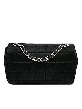 Chanel Extra Mini Satin Choco Bar Charms Flap Bag (view 2)