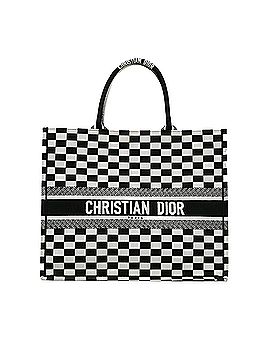 Dior Large Check Book Tote (view 1)