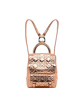 Dior Small Metallic Cannage Stardust Backpack (view 1)