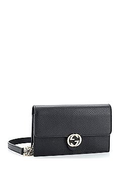 Gucci Interlocking Wallet on Chain Leather (view 2)
