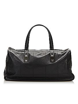 Chanel Chocolate Bar Leather Handbag (view 1)