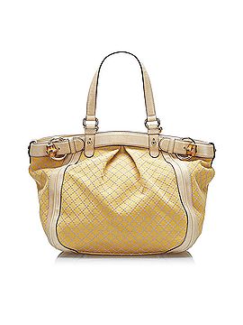 Gucci Diamante Bamboo Handbag (view 1)