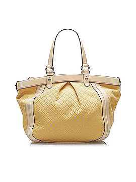 Gucci Diamante Bamboo Handbag (view 2)