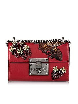 Gucci Small Embroidered Padlock Crossbody (view 1)