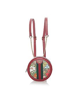 Gucci GG Supreme Flora Ophidia Round Backpack (view 1)