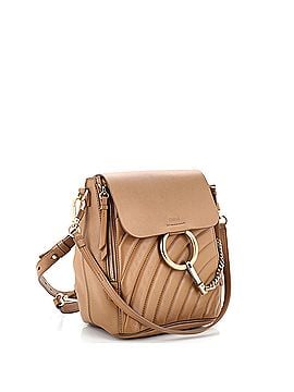 Chloé Faye Backpack Quilted Leather Small (view 2)