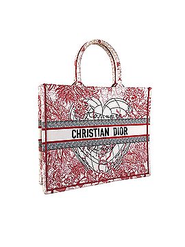 Dior Large D-Royaume d'Amour Embroidered Book Tote (view 2)