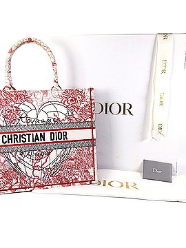 Dior Large D-Royaume d'Amour Embroidered Book Tote (view 2)