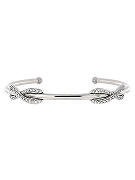 Tiffany & Co. Infinity Double Cuff Bracelet 18K White Gold with Diamonds (view 1)