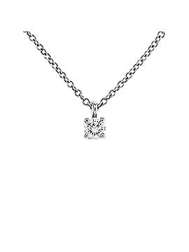 Tiffany & Co. Solitaire Pendant Necklace Platinum with Diamond 0.09-0.19CT (view 1)