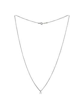 Tiffany & Co. Solitaire Pendant Necklace Platinum with Diamond 0.09-0.19CT (view 2)