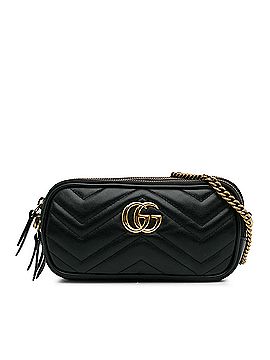 Gucci Mini GG Marmont Triple-Zip Crossbody Bag (view 1)