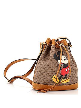 Gucci Disney Mickey Mouse Bucket Bag Printed Mini GG Coated Canvas (view 2)