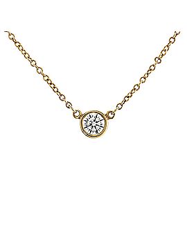 Tiffany & Co. Elsa Peretti Diamonds By The Yard Pendant Necklace 18K Yellow Gold with RBC Diamond G/VVS1 0.21CT (view 1)