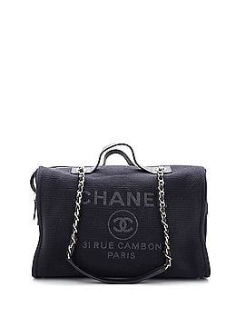 Chanel Deauville NM Boston Bag Mixed Fibers Large (view 1)