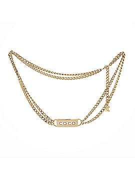 Chanel Coco Double Chain Belt Metal with Crystals (view 1)