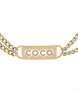 Chanel Coco Double Chain Belt Metal with Crystals (view 2)