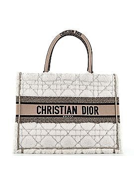 Christian Dior Book Tote Cannage Quilt Shearling Medium (view 1)