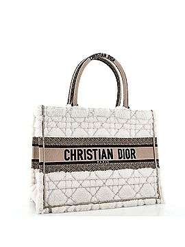 Christian Dior Book Tote Cannage Quilt Shearling Medium (view 2)