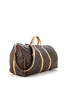 Louis Vuitton Keepall Bandouliere Bag Monogram Canvas 60 (view 2)