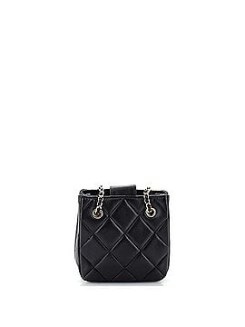 Chanel CC Square Clutch with Chain Quilted Lambskin Mini (view 2)