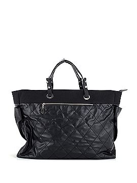 Chanel Biarritz Pocket Tote Quilted Coated Canvas XL (view 1)