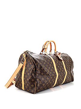Louis Vuitton Keepall Bandouliere Bag Monogram Canvas 55 (view 2)