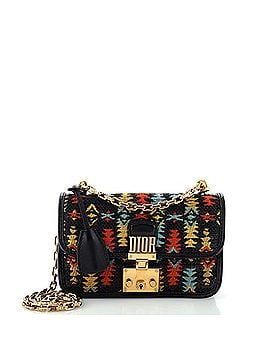 Christian Dior Dioraddict Flap Bag Embroidered Canvas Small (view 1)