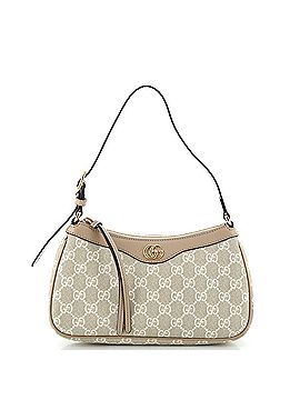 Gucci Ophidia Zip Pochette Shoulder Bag GG Coated Canvas Small (view 1)