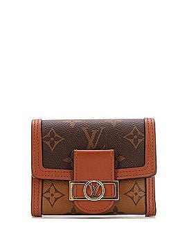 Louis Vuitton Dauphine Wallet Reverse Monogram Canvas Compact (view 1)
