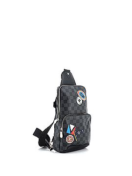 Louis Vuitton Avenue Sling Bag Limited Edition Damier Graphite LV League (view 2)