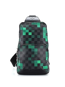 Louis Vuitton Avenue Sling Bag Limited Edition Damier Graphite Pixel (view 1)