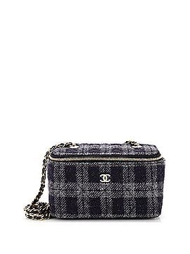Chanel Classic Vanity Case with Chain Quilted Tweed Small (view 1)