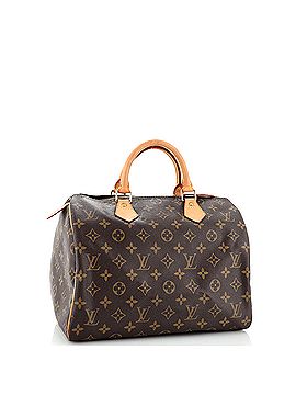Louis Vuitton Speedy Handbag Monogram Canvas 30 (view 2)