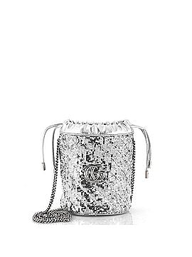 Gucci GG Marmont Bucket Bag Diagonal Quilted Sequins Mini (view 1)