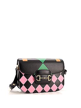 Gucci Horsebit 1955 Shoulder Bag Printed Leather Small (view 2)