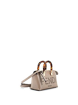 Fendi Logo By The Way Top Handle Bag Embossed Leather Mini (view 2)
