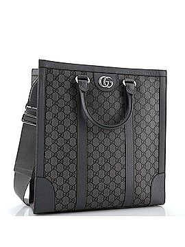 Gucci Ophidia Convertible Open Tote GG Coated Canvas Tall (view 2)